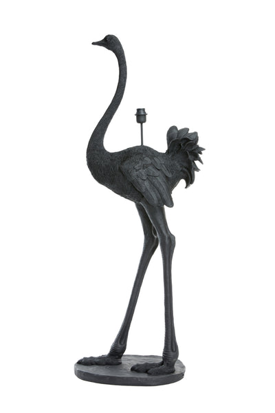 Light & Living Ostrich lampvoet mat zwart
