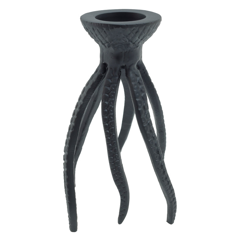 PTMD Octo Black octopus waxinelichthouder