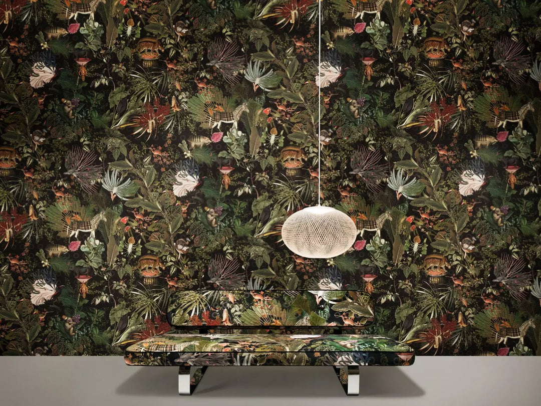 Moooi wallcovering MO2071 behang Menagerie of Extinct animals