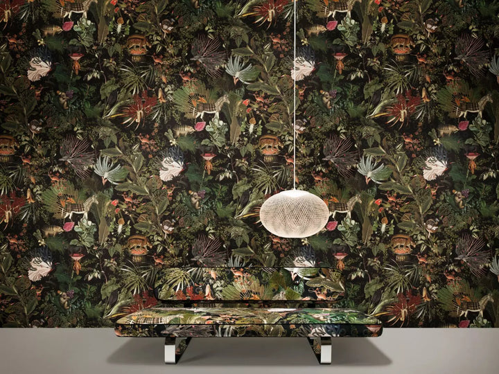 Moooi wallcovering MO2071 behang Menagerie of Extinct animals