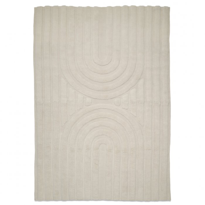 Vloerkleed curve 170x230 Ivoor