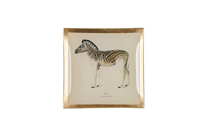 Love Plate L , Zebra vierkant,  Gift Company