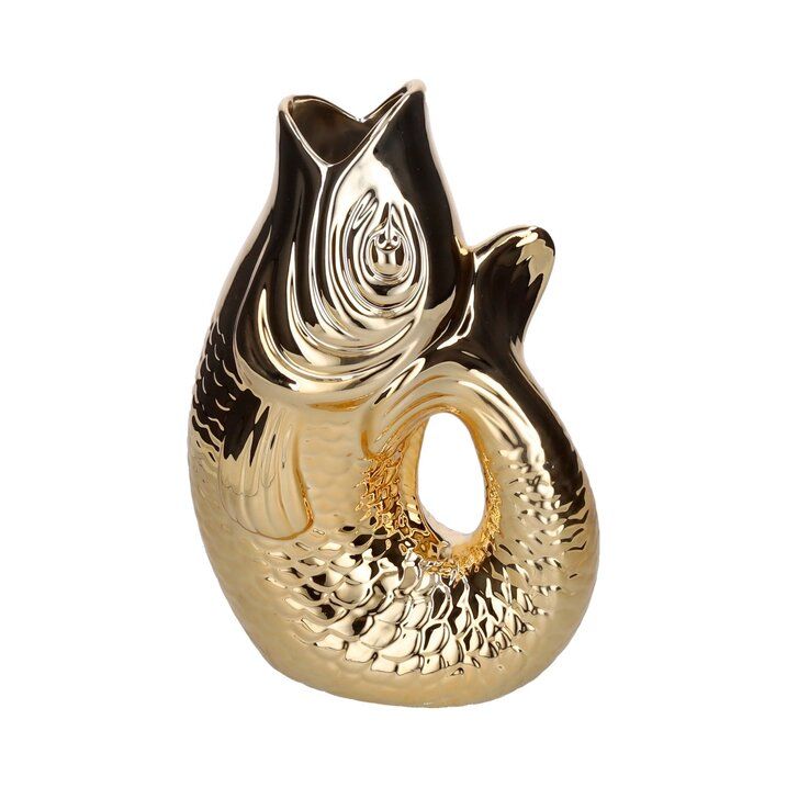 Vaas vissen Monsieur Carafon Gold Gift Company L