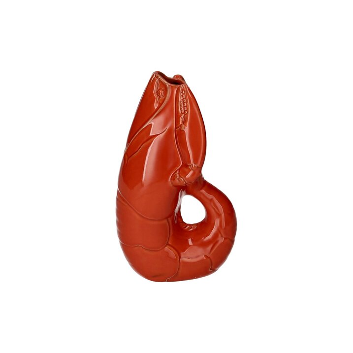 Vaas kreeft Madame Crevette Orange red Gift CompanyS