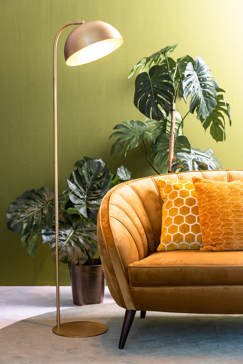 Vloerlamp Mette - Goud - 37x30x155cm