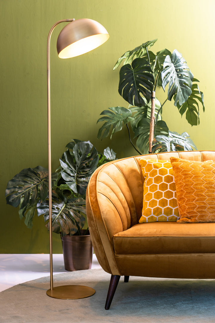 Vloerlamp Mette - Goud - 37x30x155cm