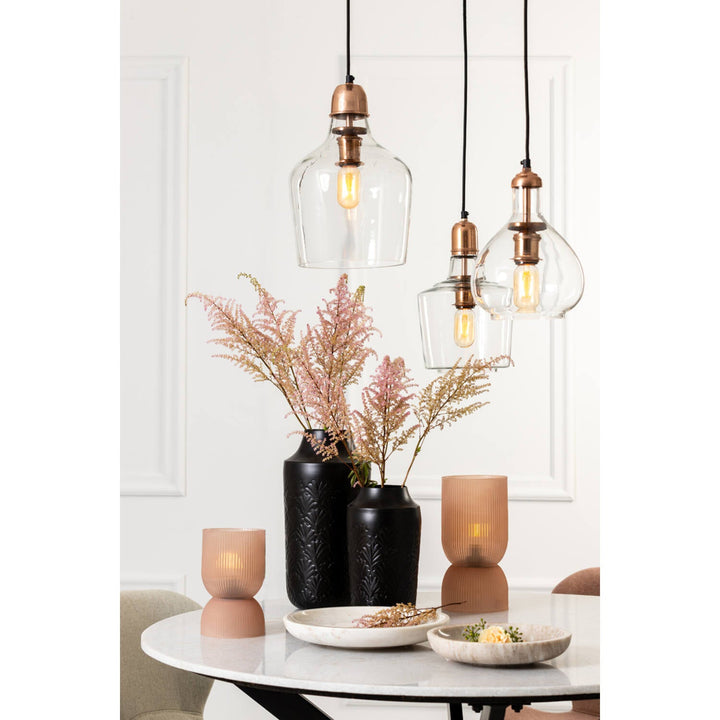 Light & Living Phoebe oud roze tafellamp