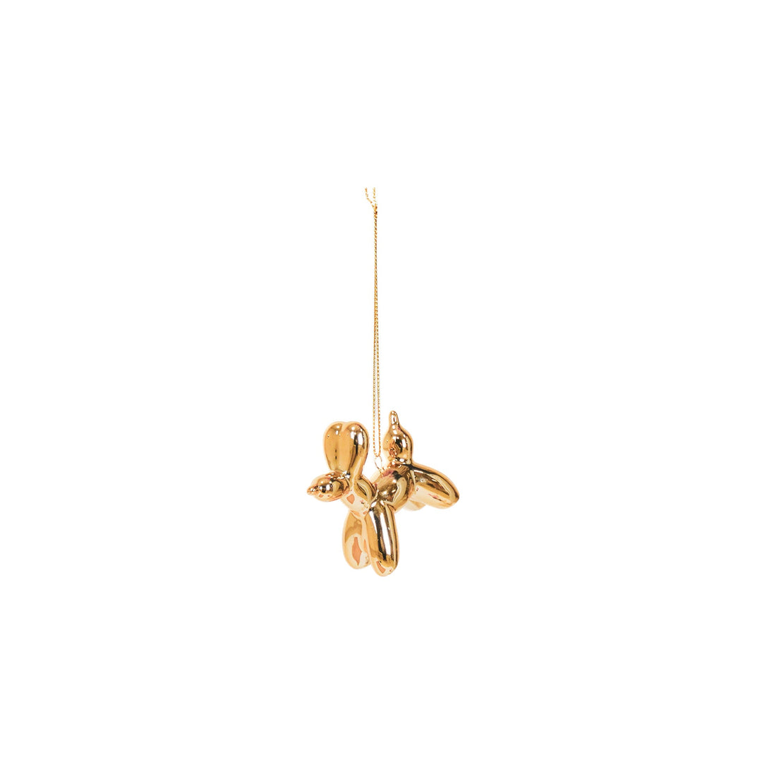 Ornament - Ballonnenhanger - Keramiek - Goud - 6,5x3x6cm