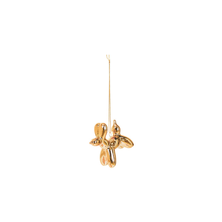 Ornament - Ballonnenhanger - Keramiek - Goud - 6,5x3x6cm