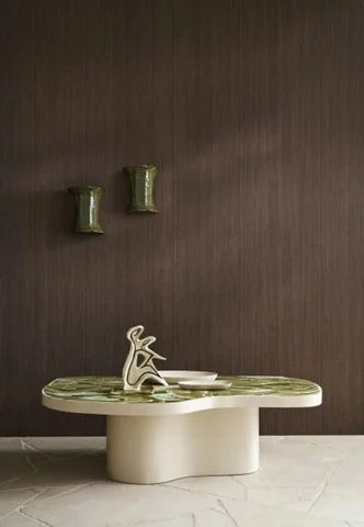 Casamance Lanzea behang Zebrano Wengé 75763874