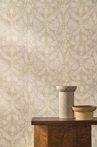 Casamance Le Velours 3 behang Neria Grège 77870100
