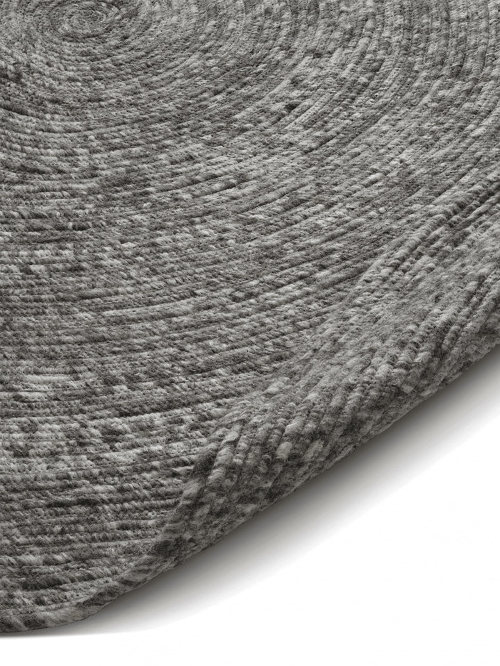 Merino Rond vloerkleed  Ø200 Grijs
