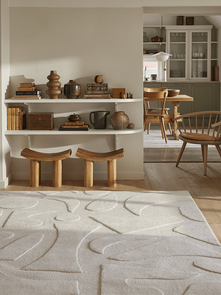 Vloerkleed Classic collection Levendig 170x230 Gebroken wit