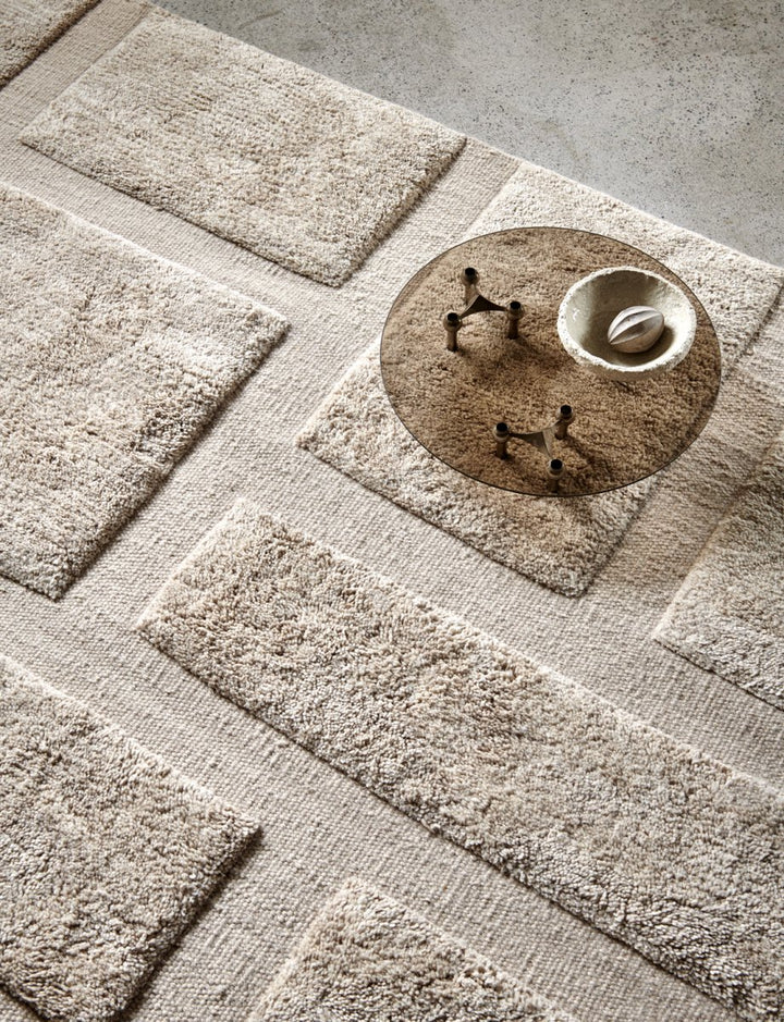 Vloerkleed Stenen 200x300 Beige
