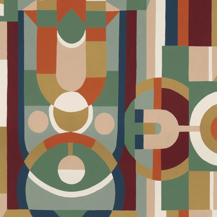 Casamance Faubourg Des Lumieres behang Vitrail 76250508