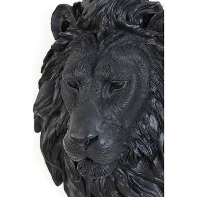 Wandlamp 33,5x19x40,5 cm LION mat zwart