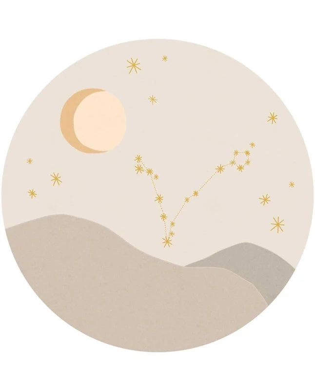 Eijffinger Explore 323116 behangcirkel Pisces beige