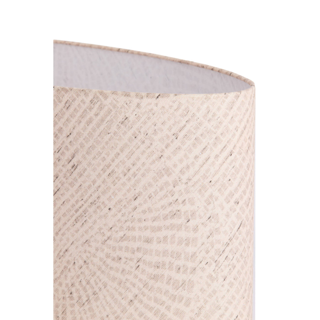 Lampenkap oval straight slim low 58-24-27 cm Stone beige