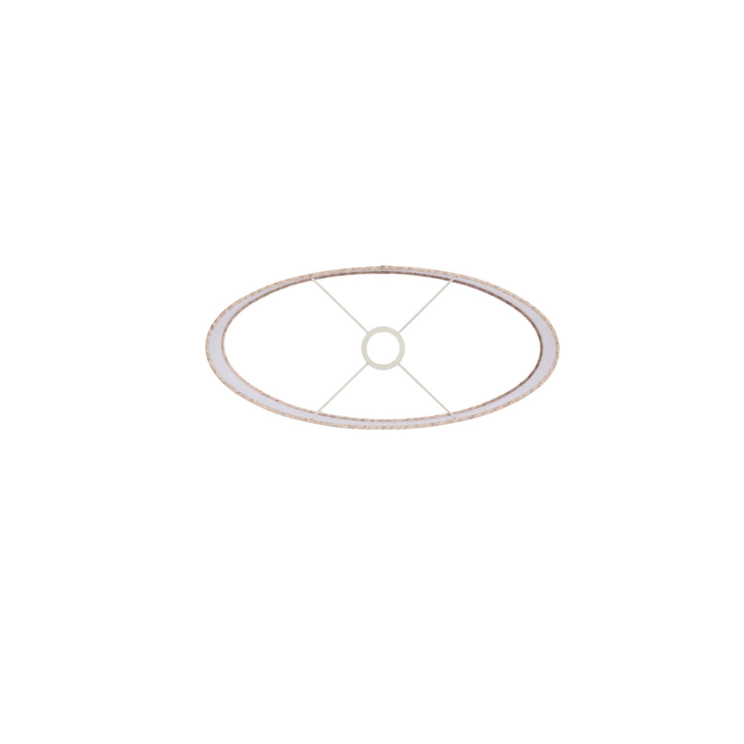 Lampenkap oval straight slim low 58-24-27 cm Stone beige