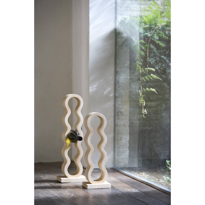 Wijnrek 5 flessen 18x13x58 cm EDOLO hout mat naturel