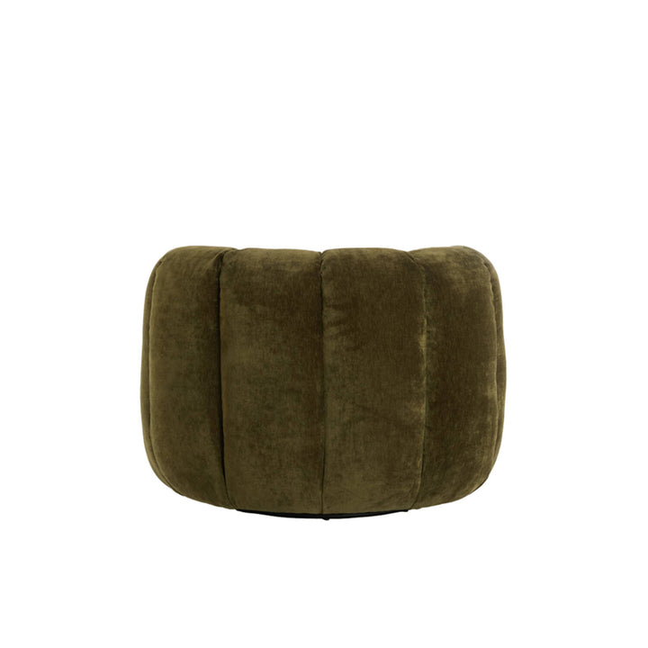 Stoel 100x98x72 cm AMARA velvet olijf groen