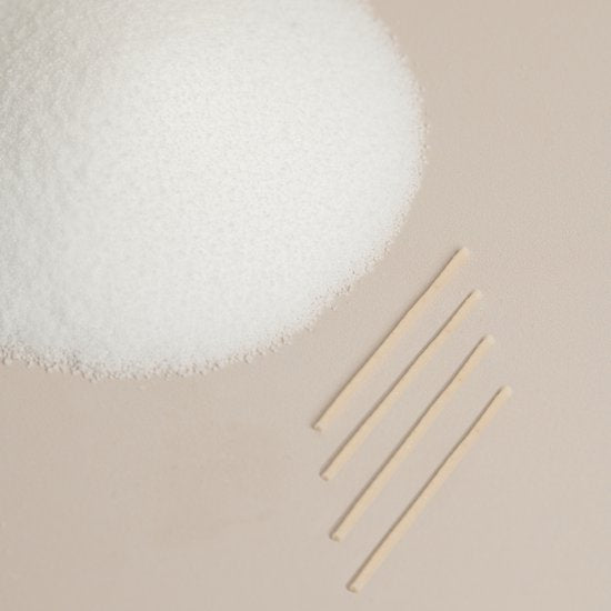 Elegance of Light powder candle 500 gram wit