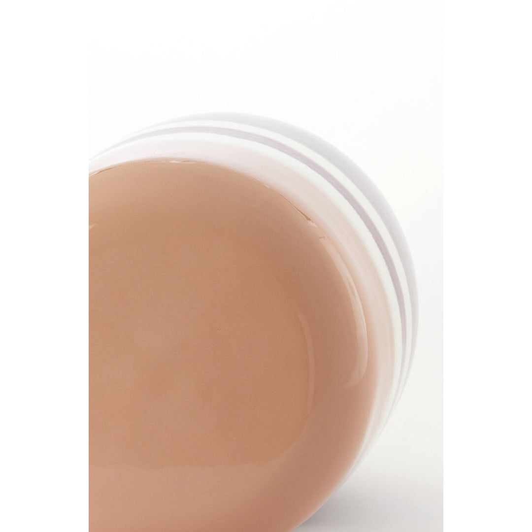 Bijzettafel Ø34x46,5 cm FRANCA keramiek perzik-terra