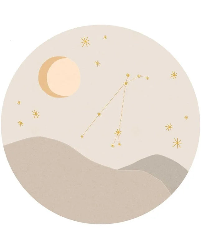 Eijffinger Explore 323119 behangcirkel Pisces beige