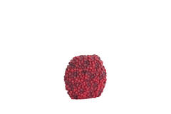Vaas deco 32x18x27,5 cm BERRIES bordeaux
