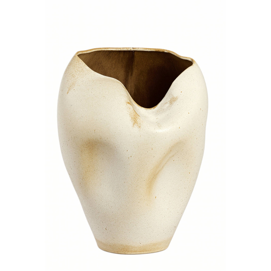 Light & living vaas Azura ceramics 39 x 53 cm cream-rust