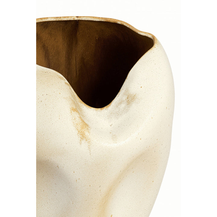 Light & living vaas Azura ceramics 39 x 53 cm cream-rust