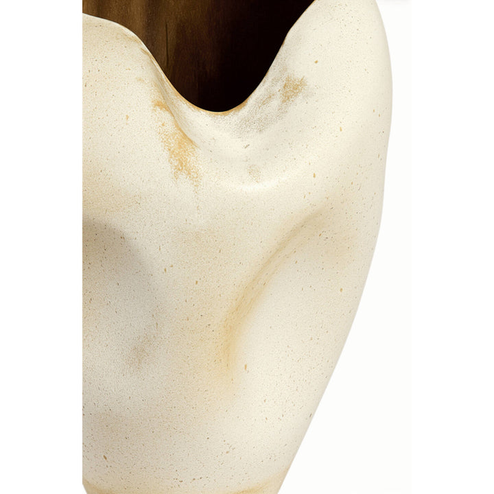 Light & living vaas Azura ceramics 39 x 53 cm cream-rust