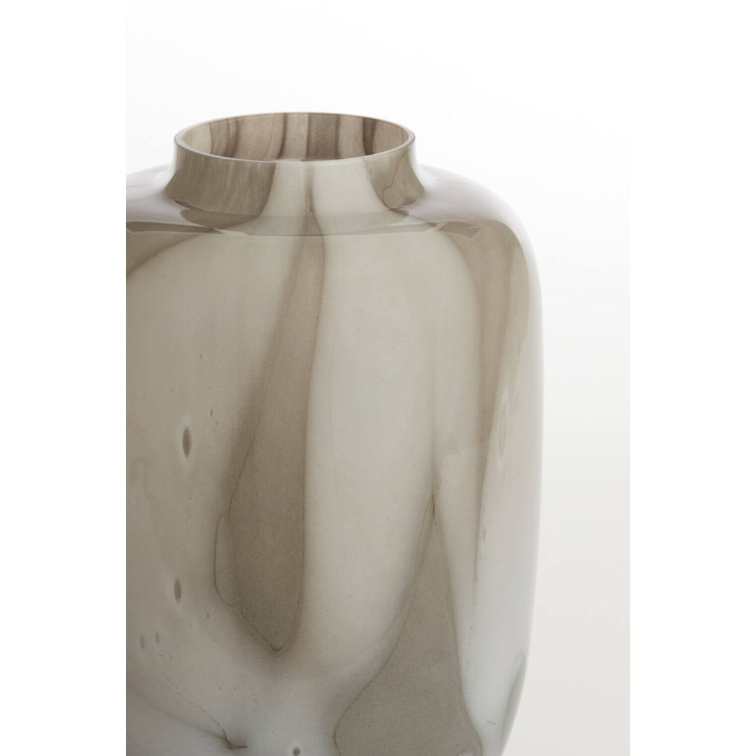 Vaas Kobala glass grey cream