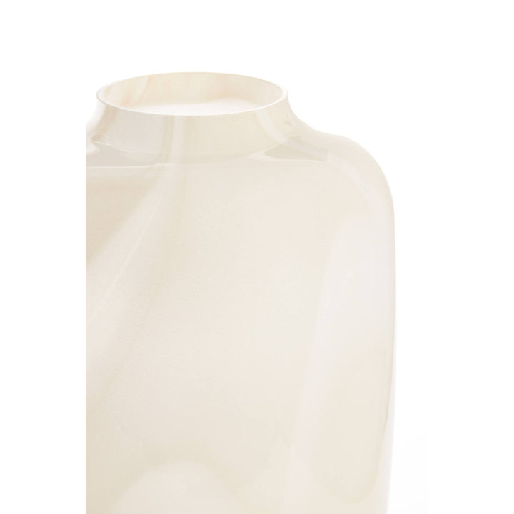 Vaas Kobala glass sand cream