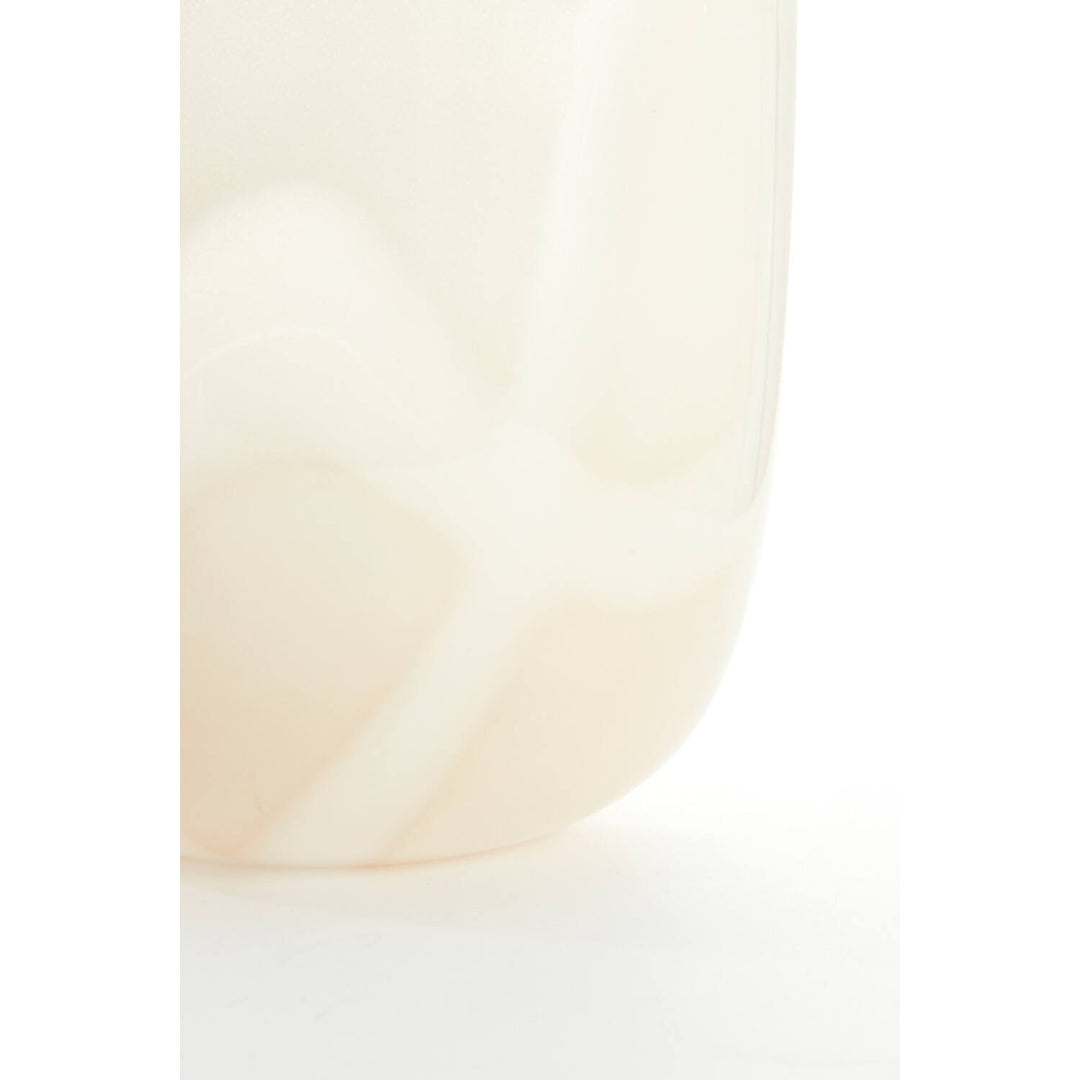 Vaas Kobala glass sand cream