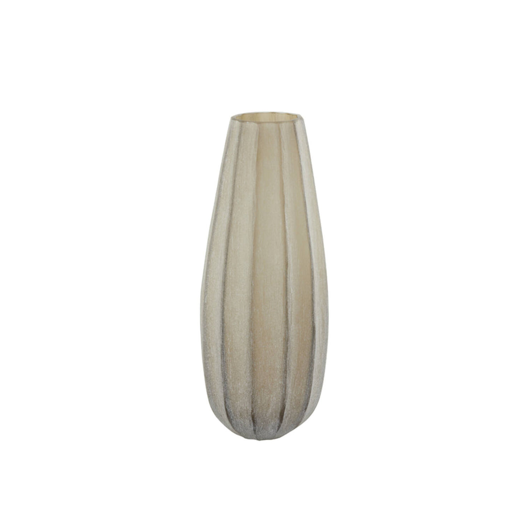 Light & living vaas Bradley glas lichtbruin 17,5 x 44,5 cm