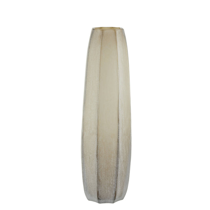 Light & living vaas Bradley glas lichtbruin 17,5 x 60 cm