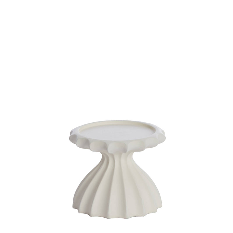 Kaarsenhouder Ø9x7,5 cm SIDARI crème