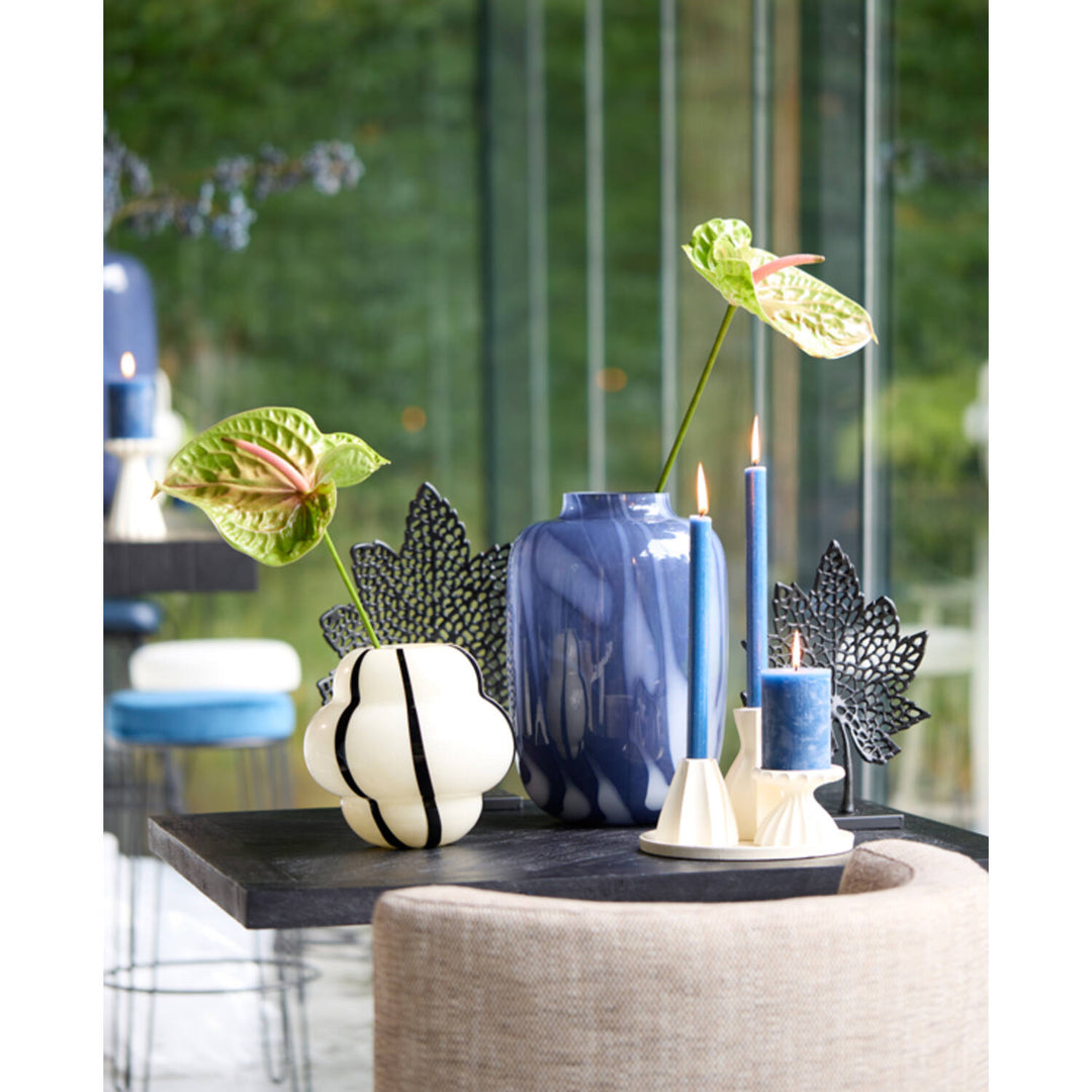 Kaarsenhouder Ø9x7,5 cm SIDARI crème