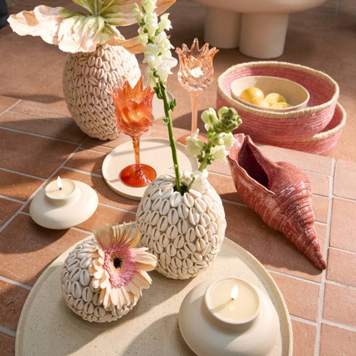 Schaal Ø40x1,5 cm MAES zand+licht bruin gespikkeld