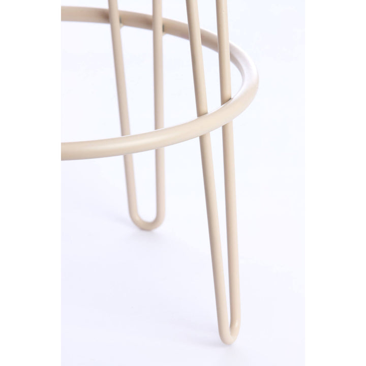 Light & Living barkruk Alice bouclé cream + cream