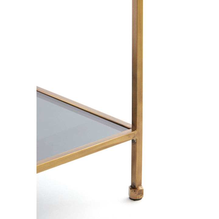 Light & Living stellingkast brons smoke glas Aino