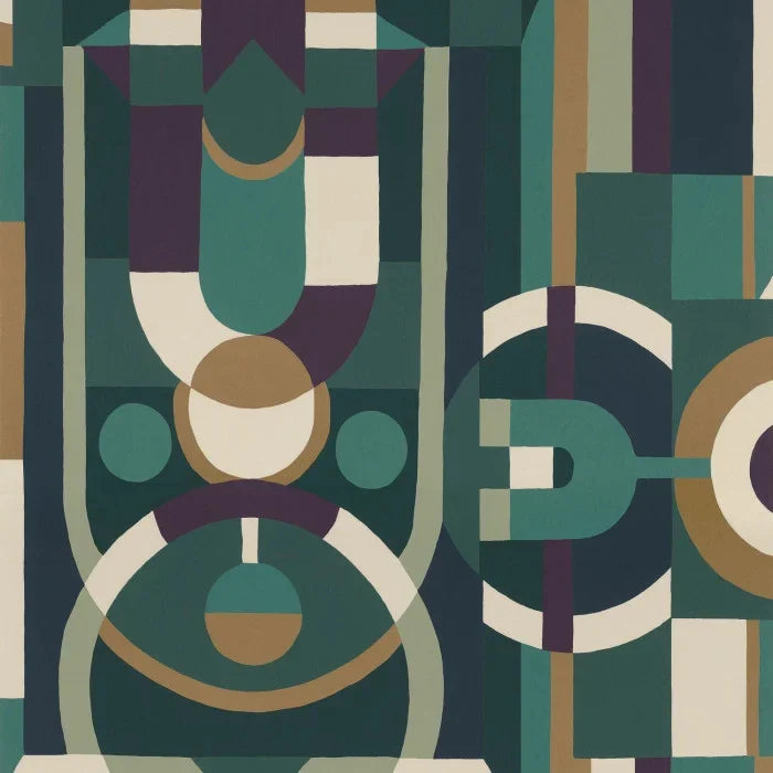 Casamance Faubourg Des Lumieres behang Vitrail 76250610