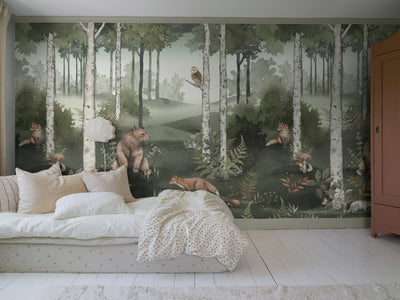 Boras Newbie Wild Forest Mural 6943