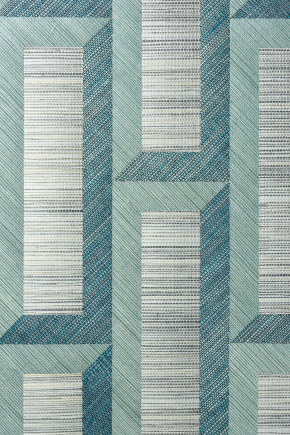Arte Marqueterie behang Biseau Turquoise Teal 72721