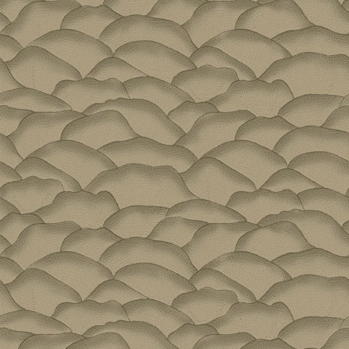 Casamance Broderies behang Ondula Kaki 76971630