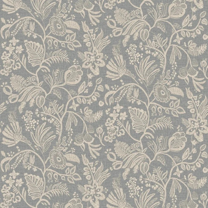 Casamance Broderies behang Pastel Pierre Bleue 76960508