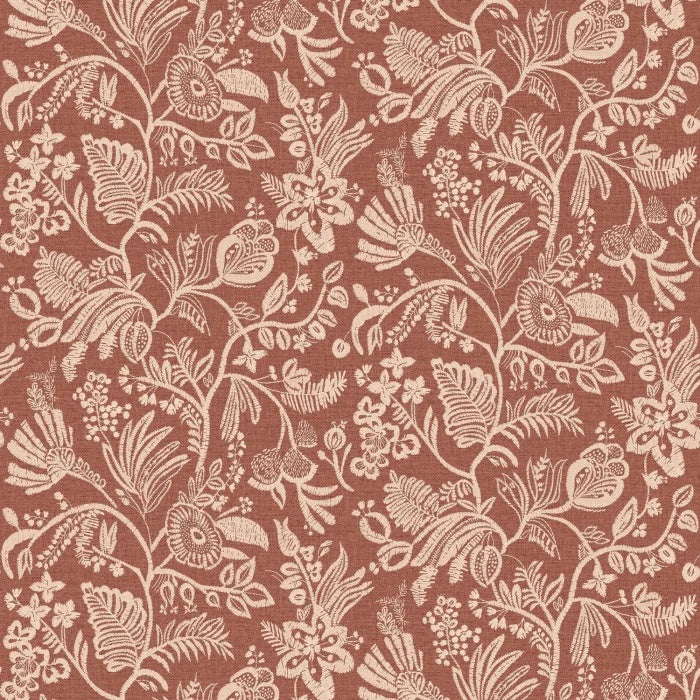 Casamance Broderies behang Pastel Tabac 76960814
