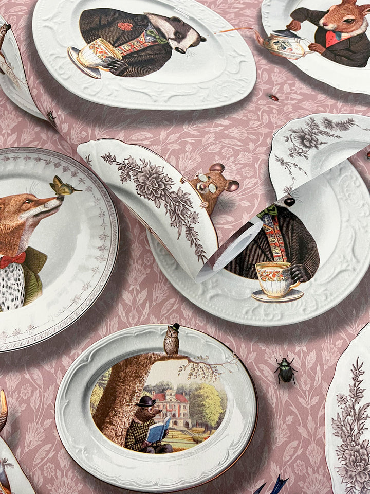 Dutch First Class Tales of the Manor behang Tales of the Manor 91963 blush