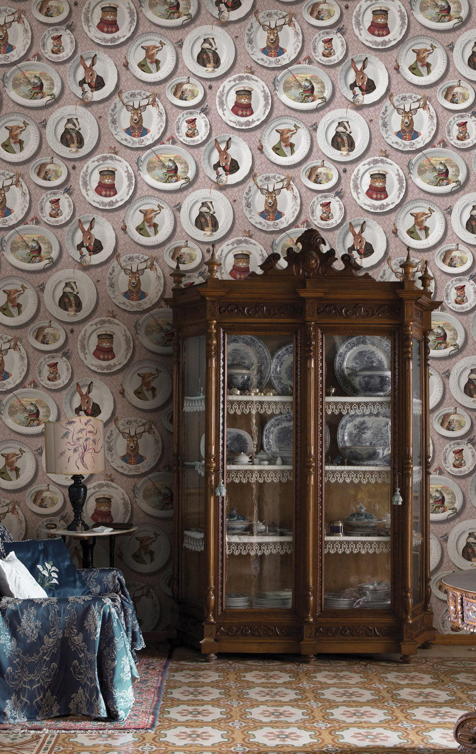 Dutch First Class Tales of the Manor behang Tales of the Manor 91963 blush